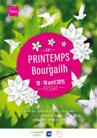 11e Printemps du Bourgailh. Du 18 au 19 avril 2015 à Pessac. Gironde. 